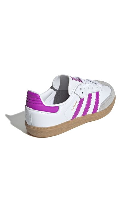 Scarpe Adidas Samba OG Bianco Fucsia Gum Bambini ADIDAS ORIGINALS | Sneakers | IE8848-
